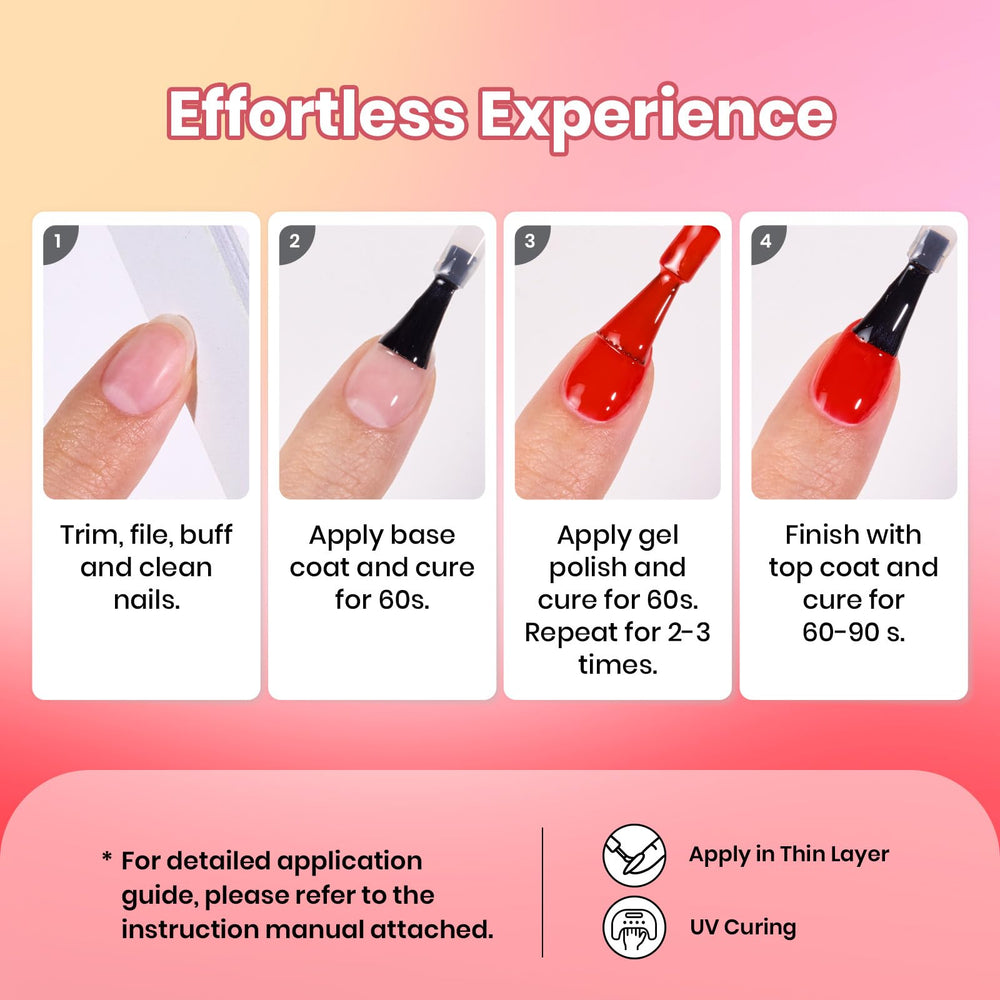 Beetles red gel nail polish set in travel-friendly case supports on-the-go manicures