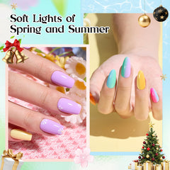 Beetles Seasons Impressions application shot for at-home salon-quality finish demonstration.