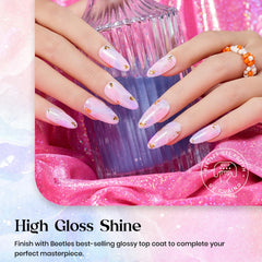 Beetles Shimmer Gel Nail Polish Set 7.5ml bottles ready for daily wear.