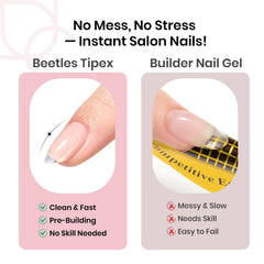 Beetles Tipex 16 sizes ensure a secure, natural-looking fit