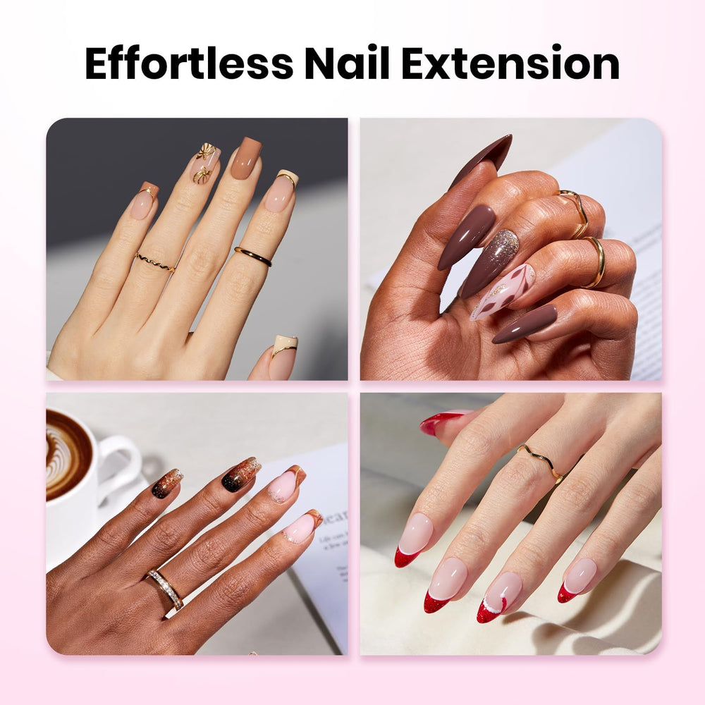 Beetles Tipex Lite Apex Nail Tips durable, salon-strength for home use.