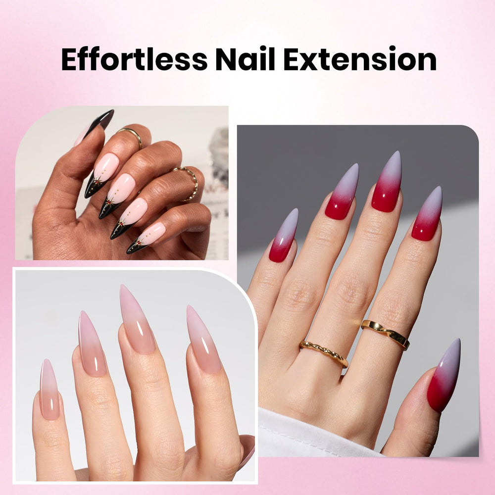Beetles Tipex Lite Apex Nail Tips Kit base and top coats deliver salon-grade finish and durability