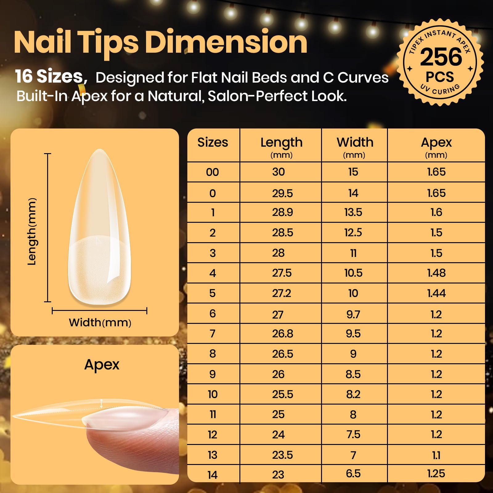 Beetles Tipex Lite tips offer salon-strength at home with easy application