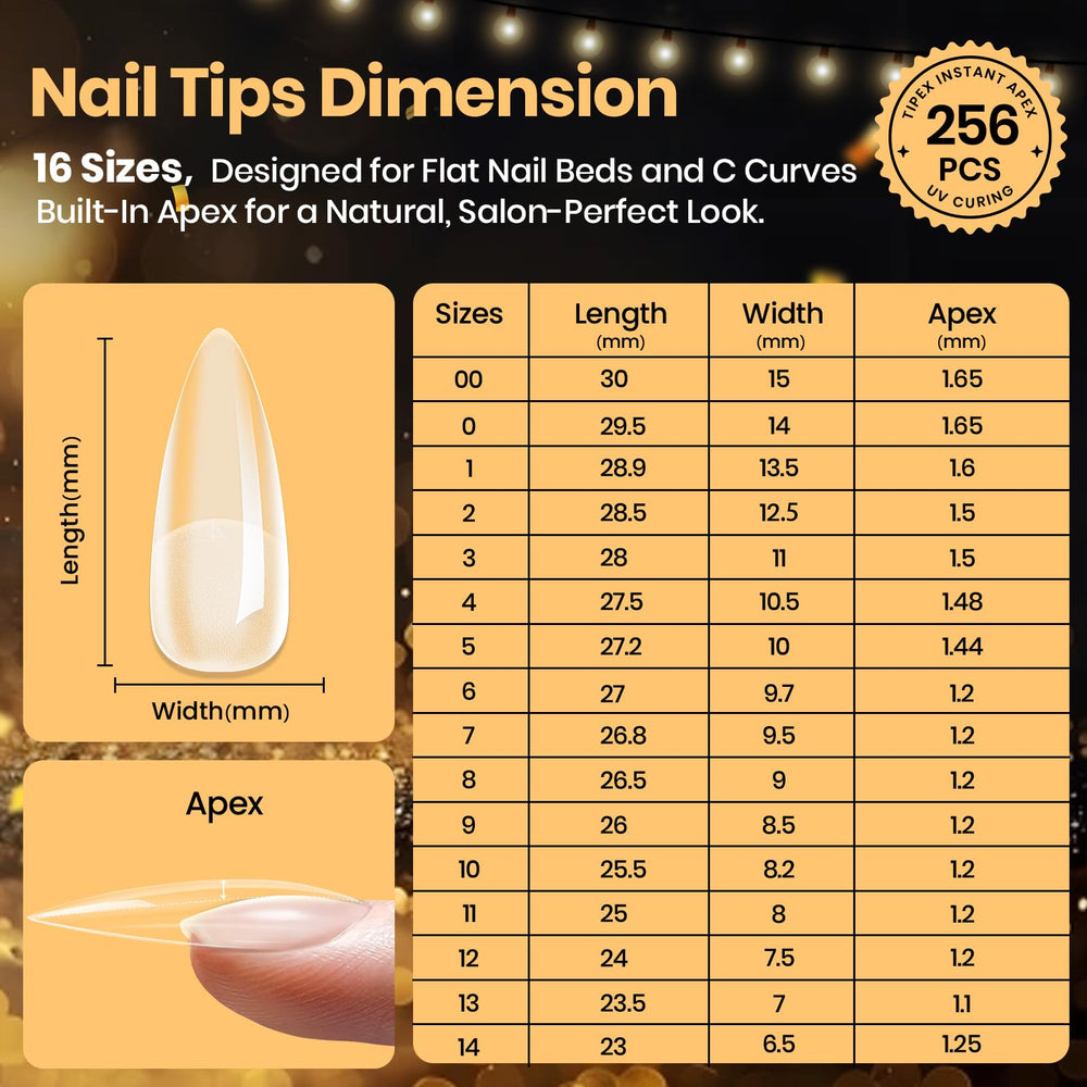 Beetles Tipex Lite tips offer salon-strength at home with easy application