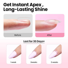 Beetles Tipex mini UV lamp enables at-home gel curing for quick results.