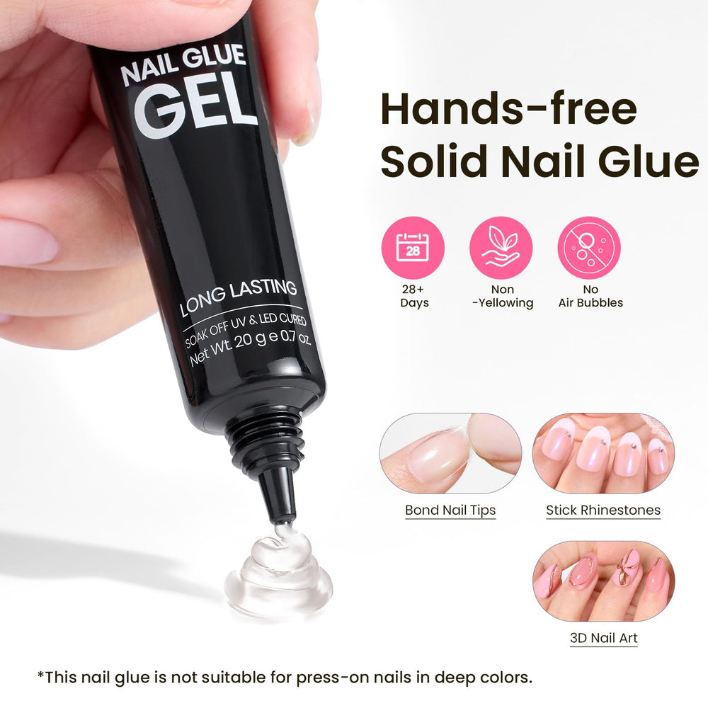 Beetles Tipex included nail file and tools enabling tidy shaping and prep.