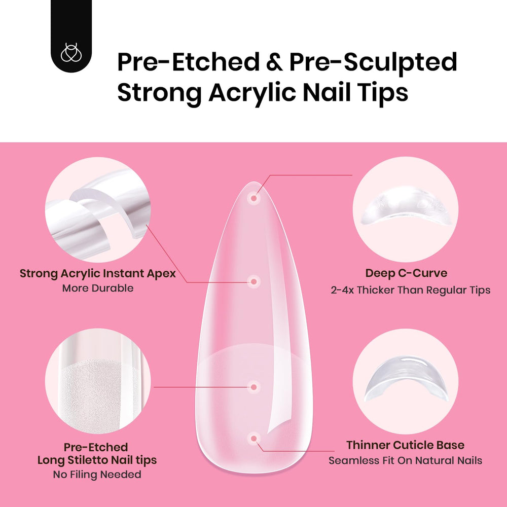 Beetles Tipex nail file included for shaping and prep in-kit.