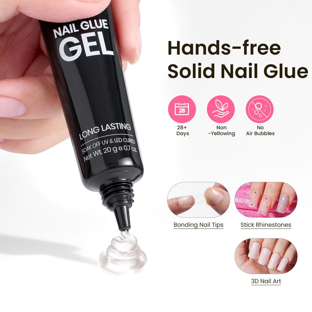 Beetles Tipex pre-etched nail tips save prep time and shaping