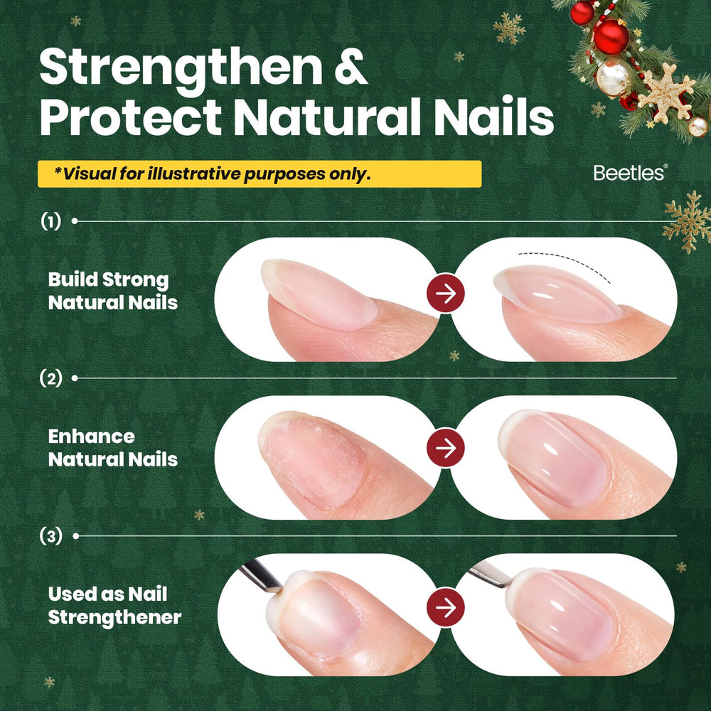 Beetles Top Coat Silver Glitter highlights shine and long-lasting protection