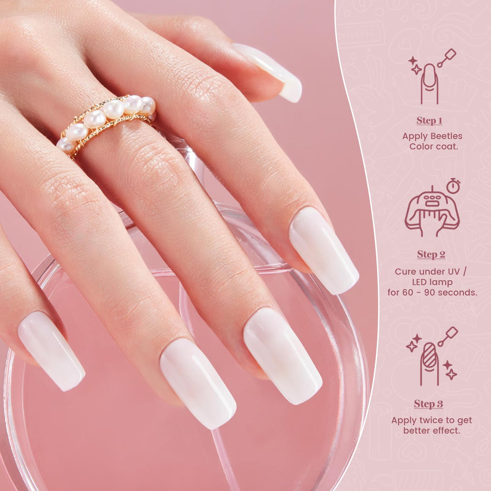 Beetles toxin-free gel polish bottle promotes safer at-home manicures.