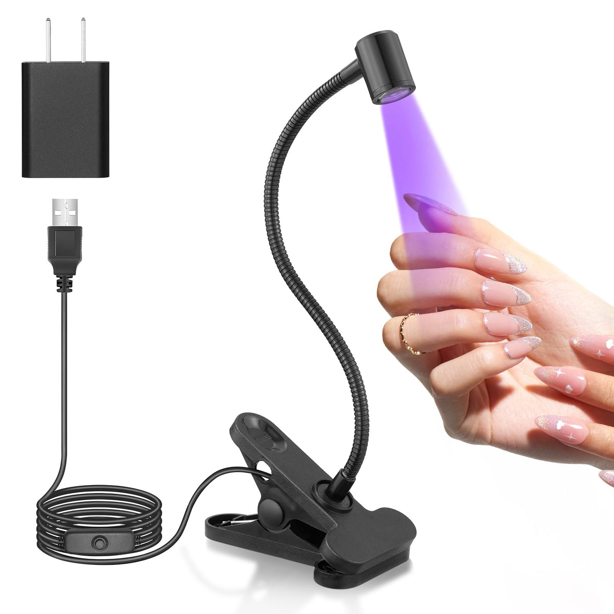Beetles UV Nail Lamp for Gel Polish - compact, precise curing at home.