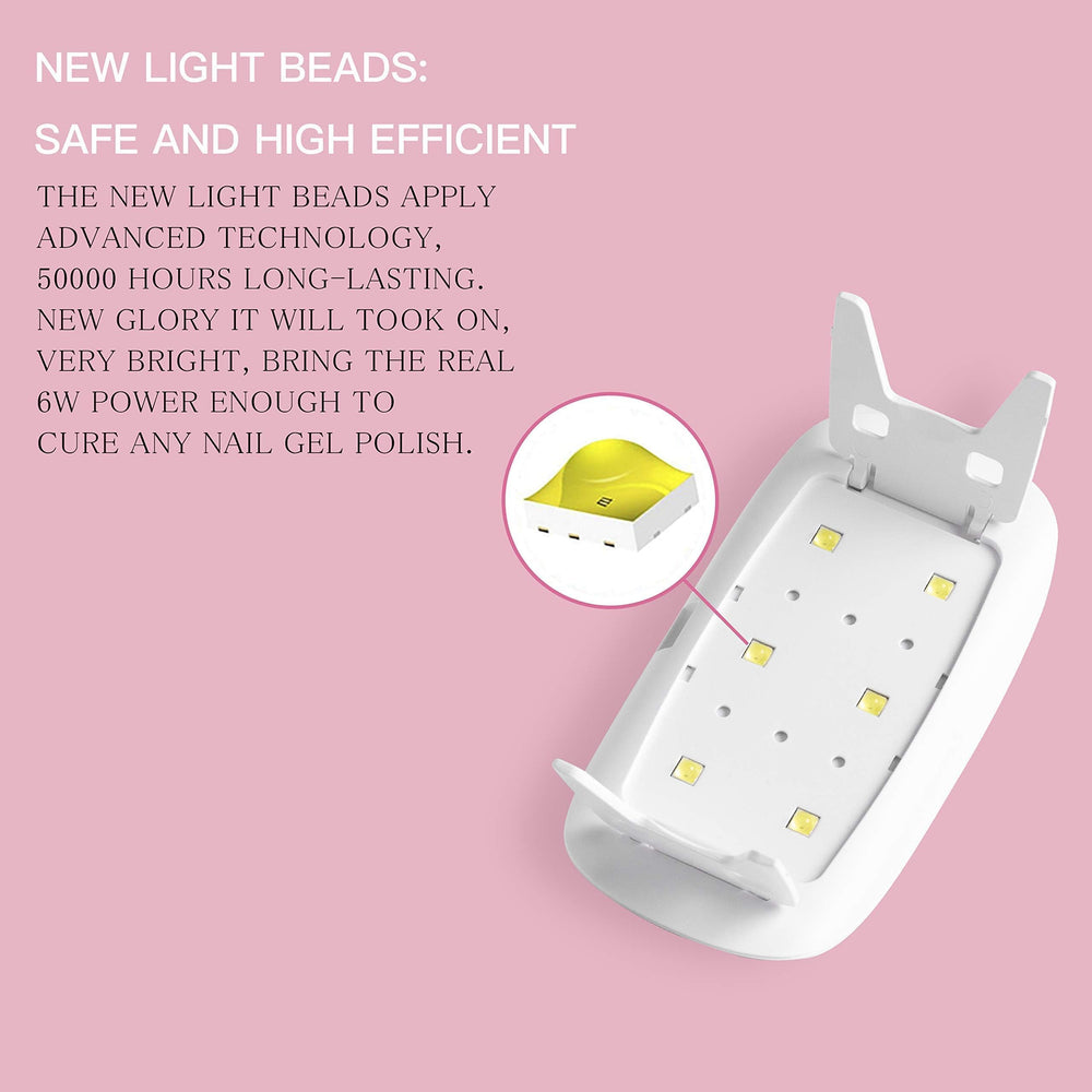 Beetles Gel Polish UV Nail Lamp delivers low-heat curing to protect hands.