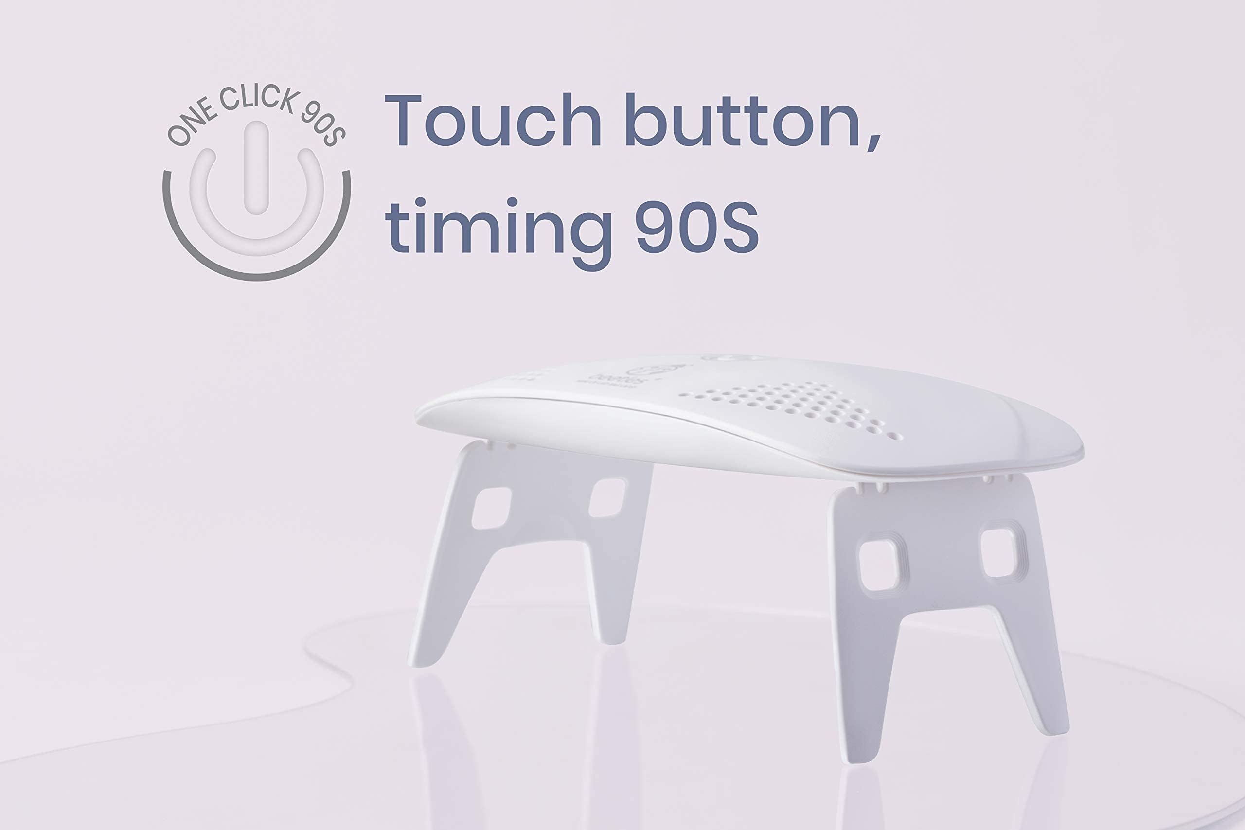 Beetles Gel Polish UV Nail Lamp powered by USB for portable use.