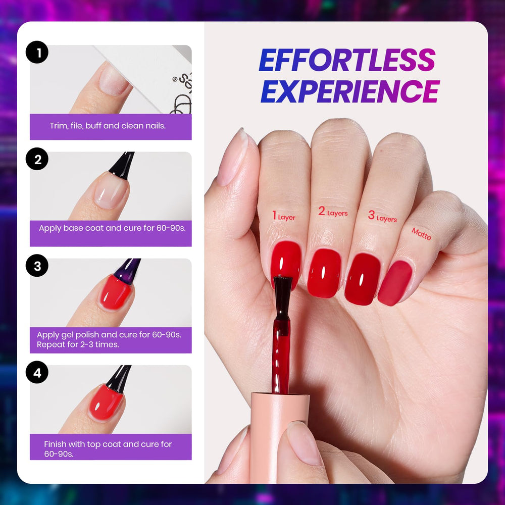 Beetles Vivid Noel purple bottle—soft translucent hue for glam accents.
