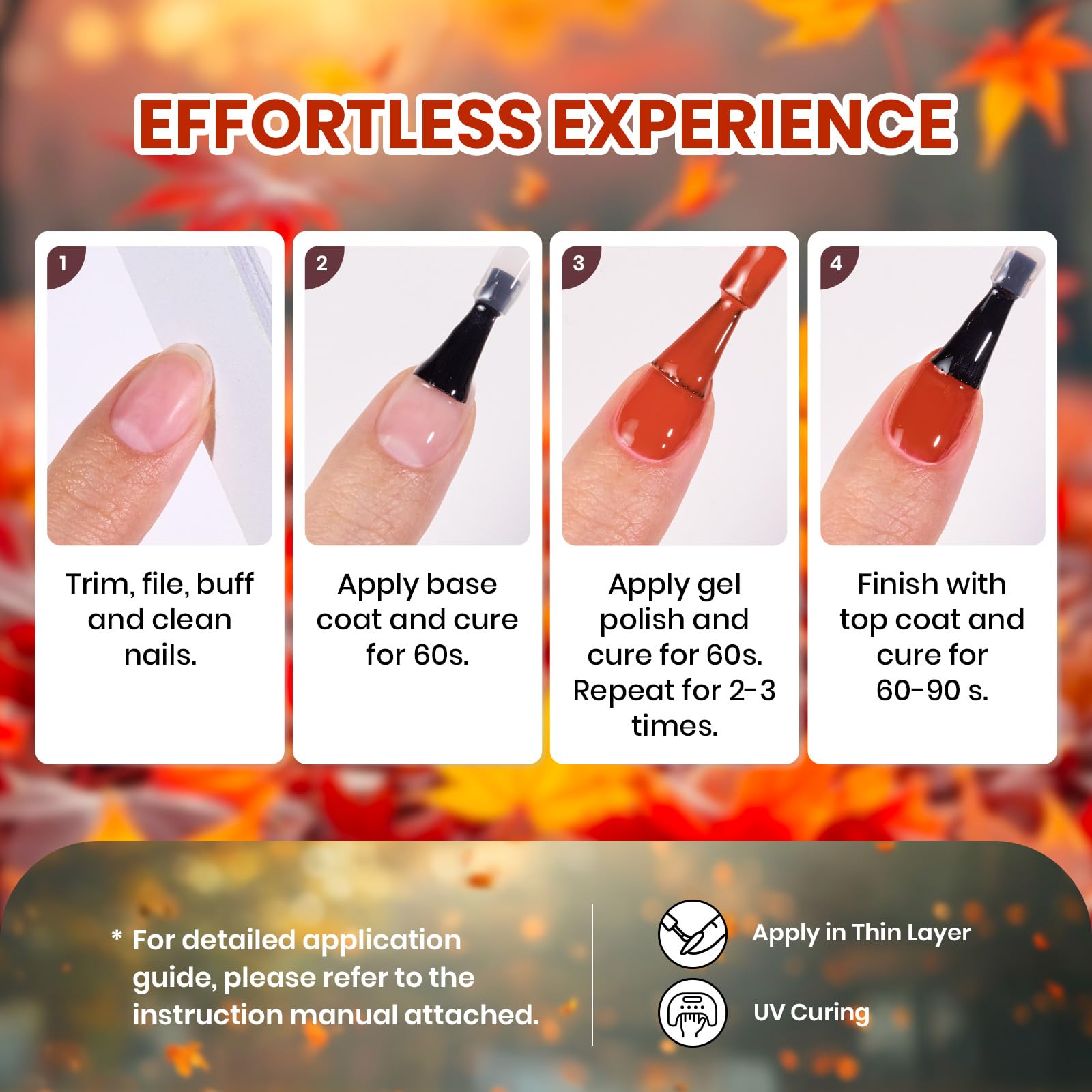 Beetles Waltz of Leaves holiday packaging presents a thoughtful gift for nail lovers.