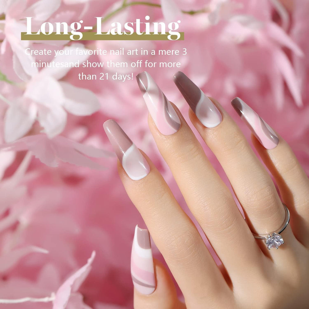 Beetles Wedding Gel Nail Polish Set white glitter bottle for festive wedding nail art.