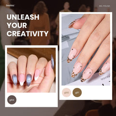 Beetles Winter gel nail polish bottle closeup highlights high-pigment formula for smooth application.