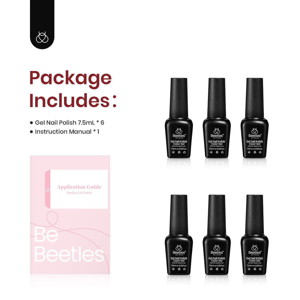 Beetles Winter Gel Nail Polish Set LED lamp compatibility for quick curing