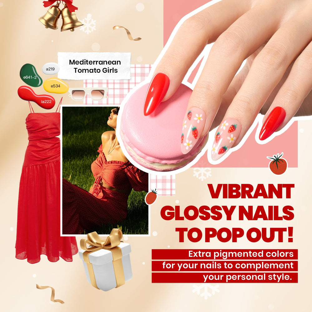 Beetles Winter Gel Polish Kit ready for at-home manicure and spa nails
