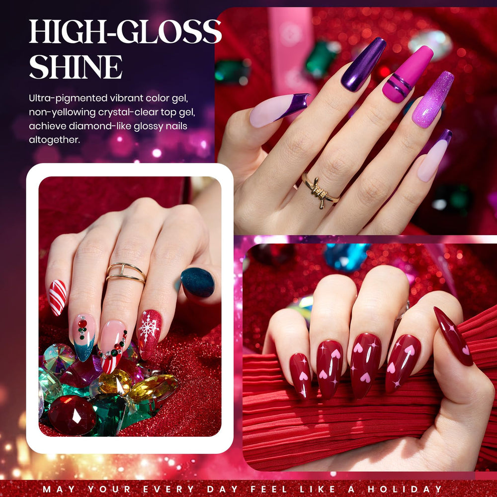 Beetles Winter Gel Polish Set bottle closeup highlights premium pigmentation and smooth application.