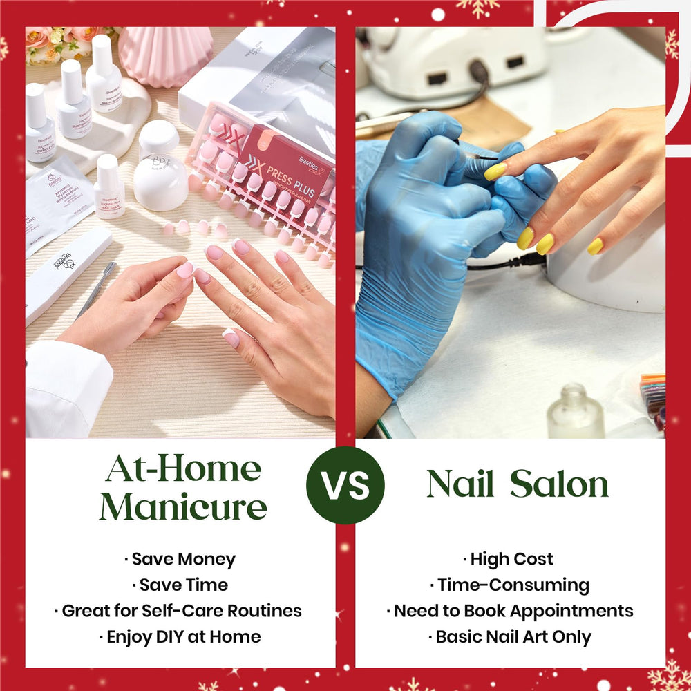 Beetles X Press Kit mini nail lamp powers quick at-home manicures