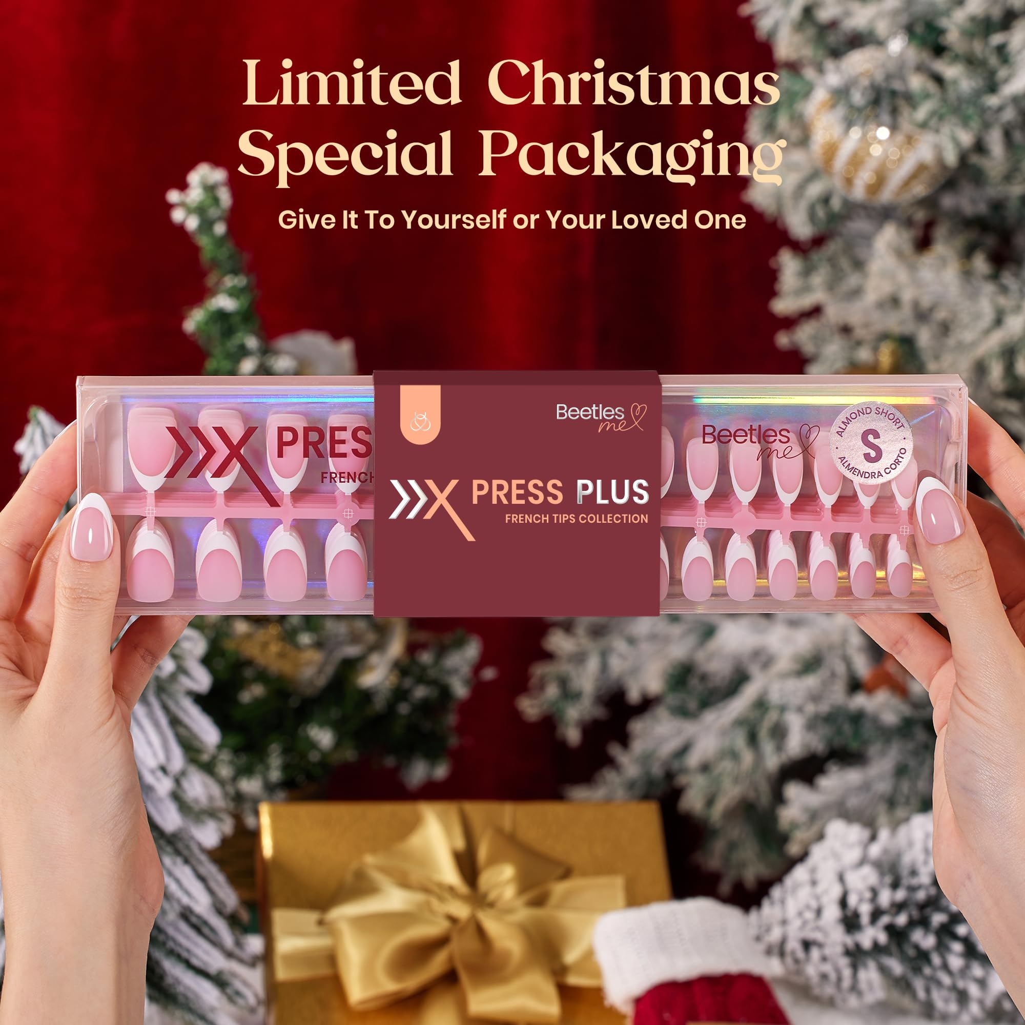 Beetles X Press Kit nail file and pusher in tidy set for prep