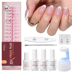 Beetles X Press Kit package displays all-in-one nail kit contents for easy at-home manicures