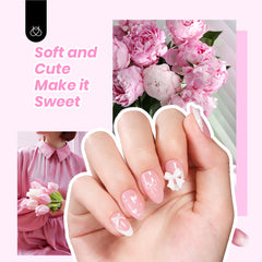 Beetles X Press Nail Glue, Builder Gel and Top Coat ensure adhesion and shine
