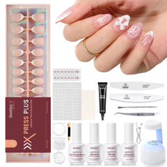 Beetles X Press Gel Nail Kit full-packaging for at-home manicure versatility
