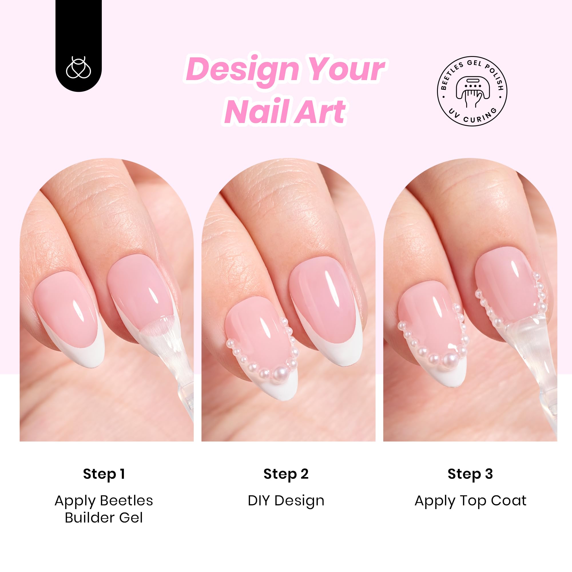 Beetles X Press French Tip nails elevate outfits for weddings and parties