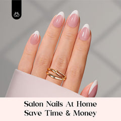 Beetles X-Press On nails size chart view helps pick 16 sizes