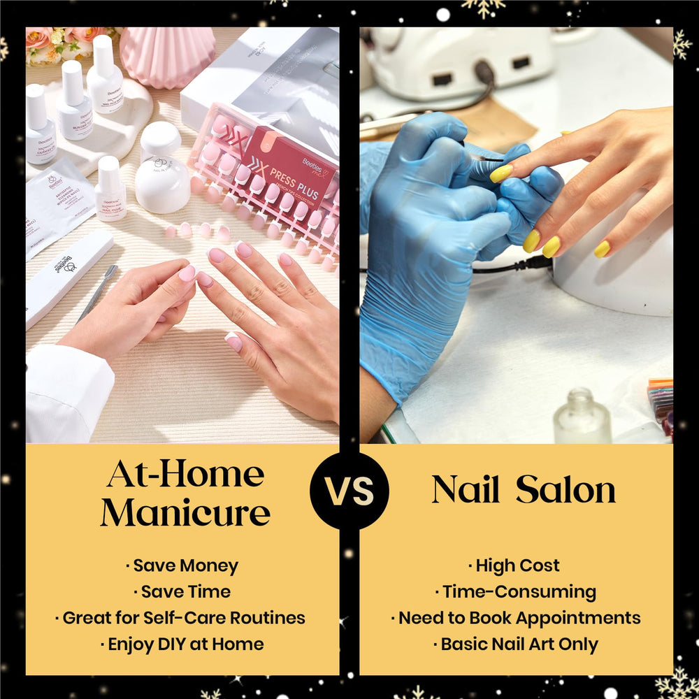 Beetles X Press Plus Mini Nail Lamp speeds curing at home