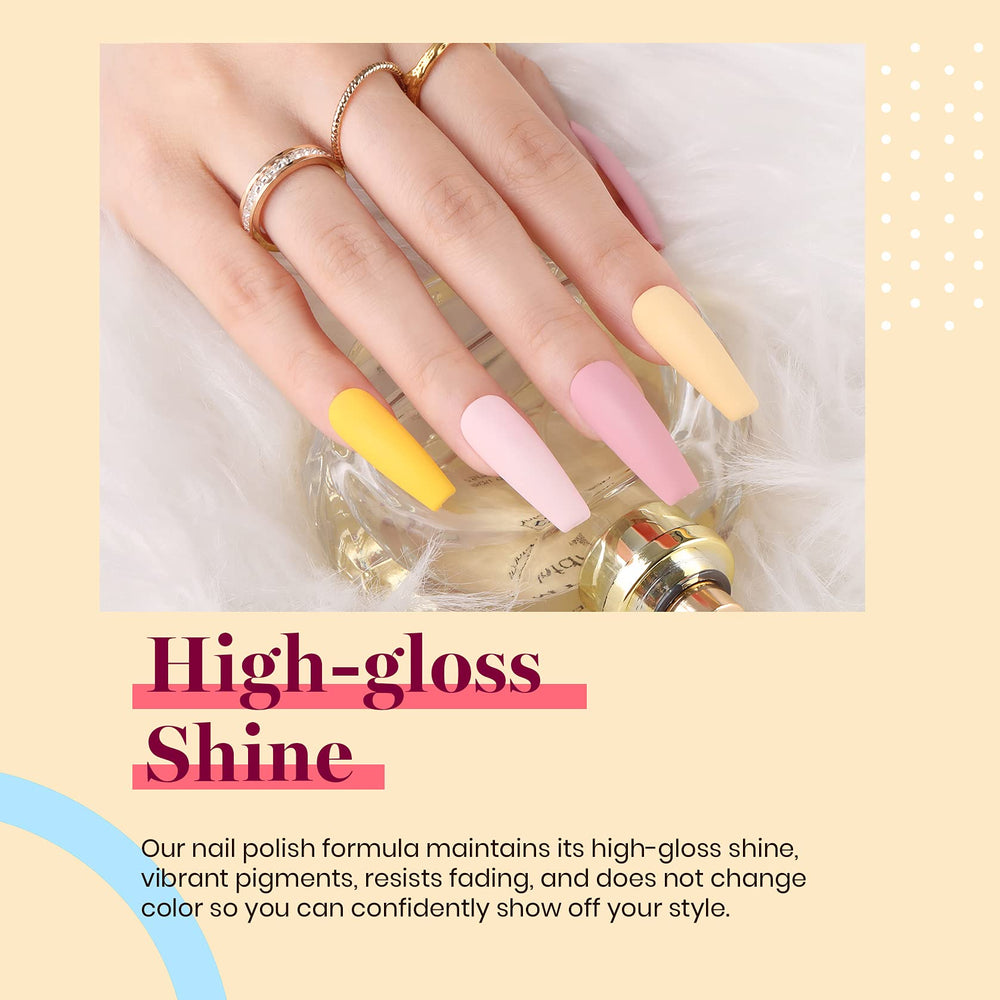Beetles Yellow Gel Polish demonstrating LED/UV cure durability