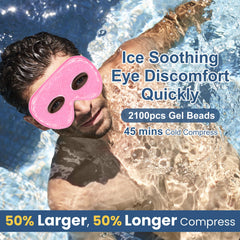 BeeVines Gel Eye Mask packaging box ready for gift options and travel