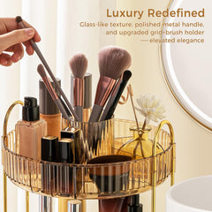 BEFSOP detachable trays—easy to clean and keep makeup tools tidy.