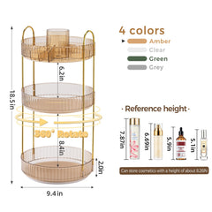 BEFSOP upgraded multi-tier design expands storage for perfumes, skincare, and cosmetics.
