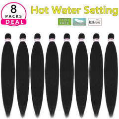 BEFUNNY braiding hair with soft Yaki texture for a natural look and easy braiding.