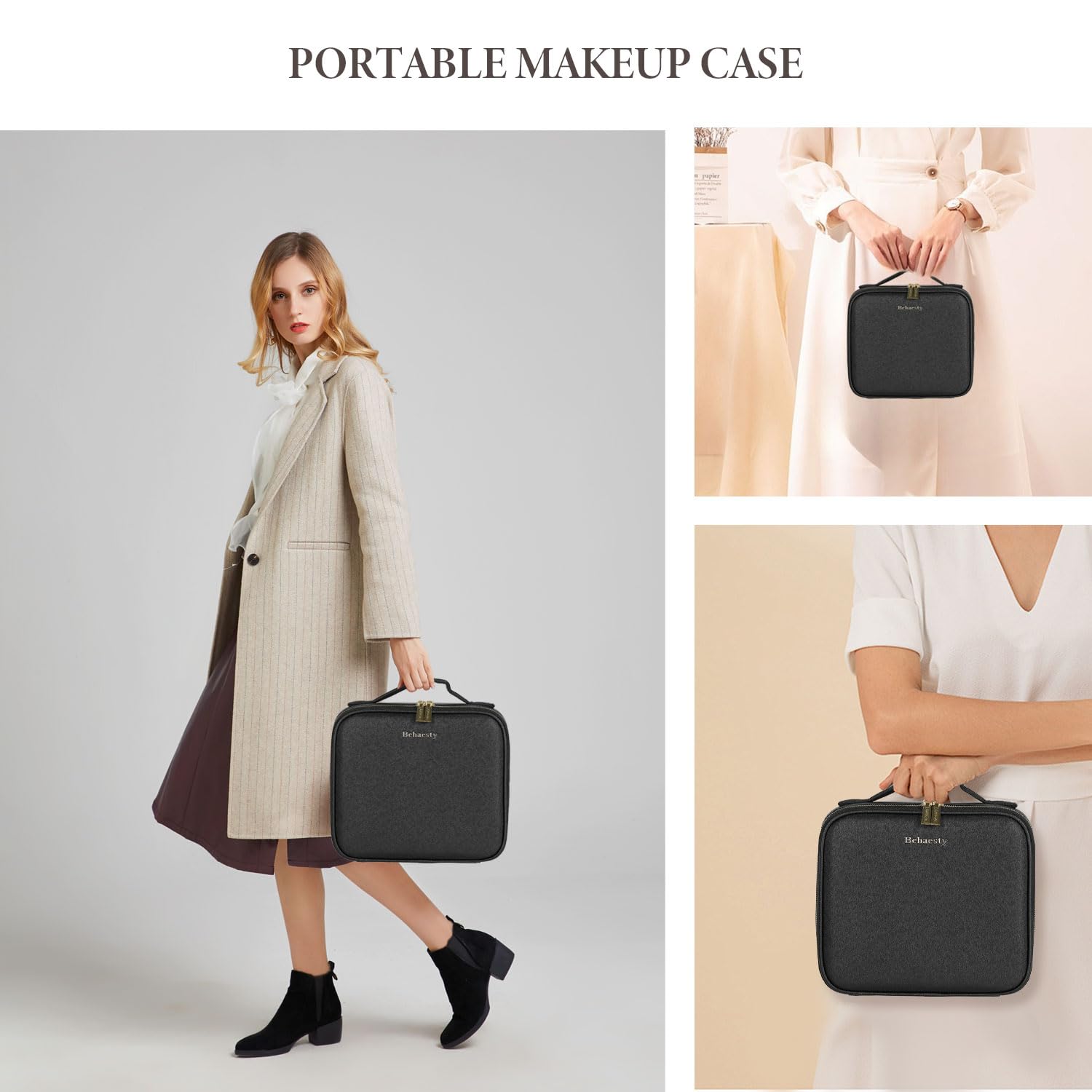 Behaesty travel makeup bag is a versatile gift for her.