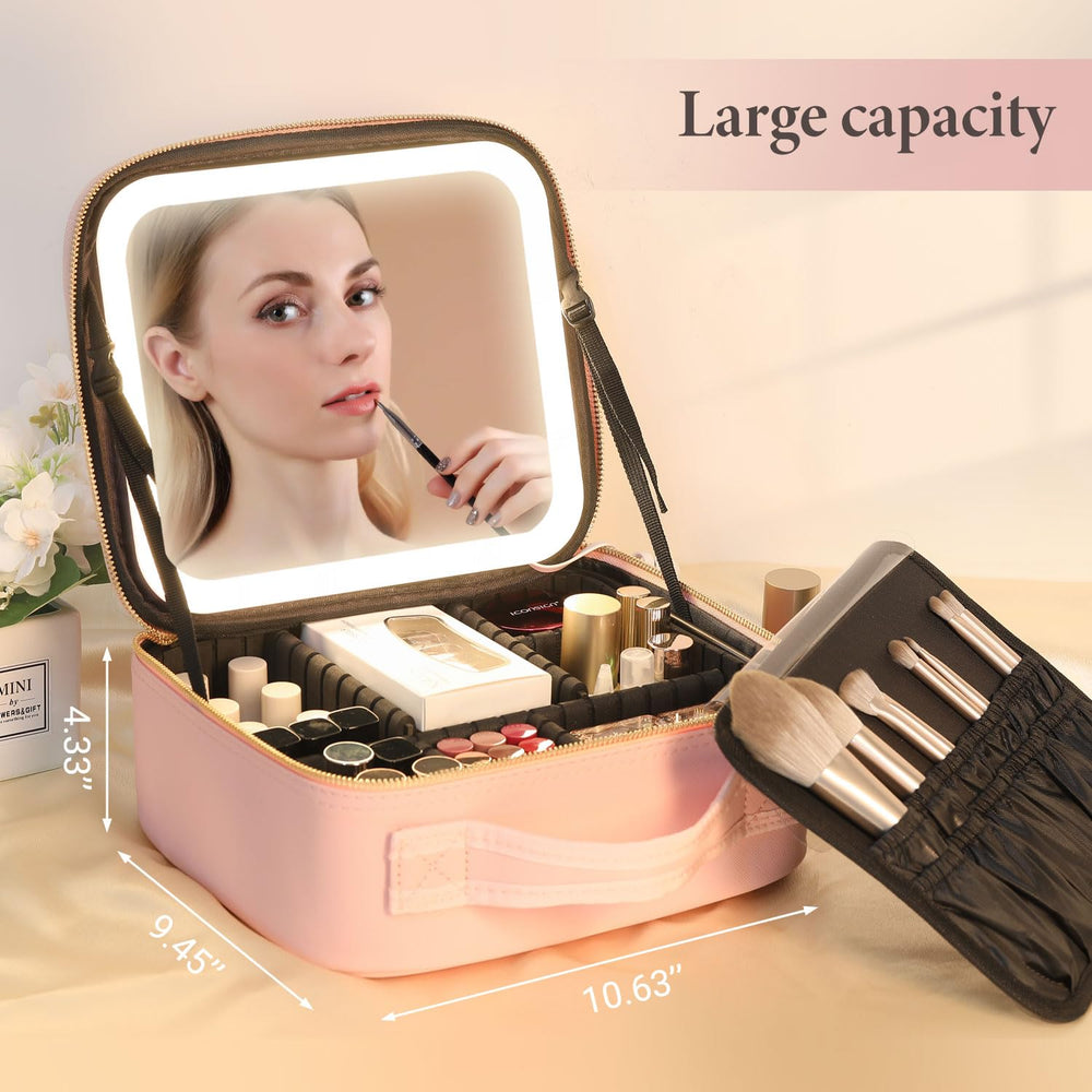 Behaesty LED brightness adjustment lets you tailor lighting to your makeup routine
