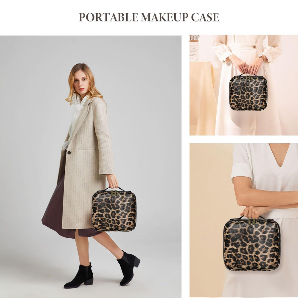 Behaesty travel makeup bag gift idea shot suggests versatile organizer for travelers.