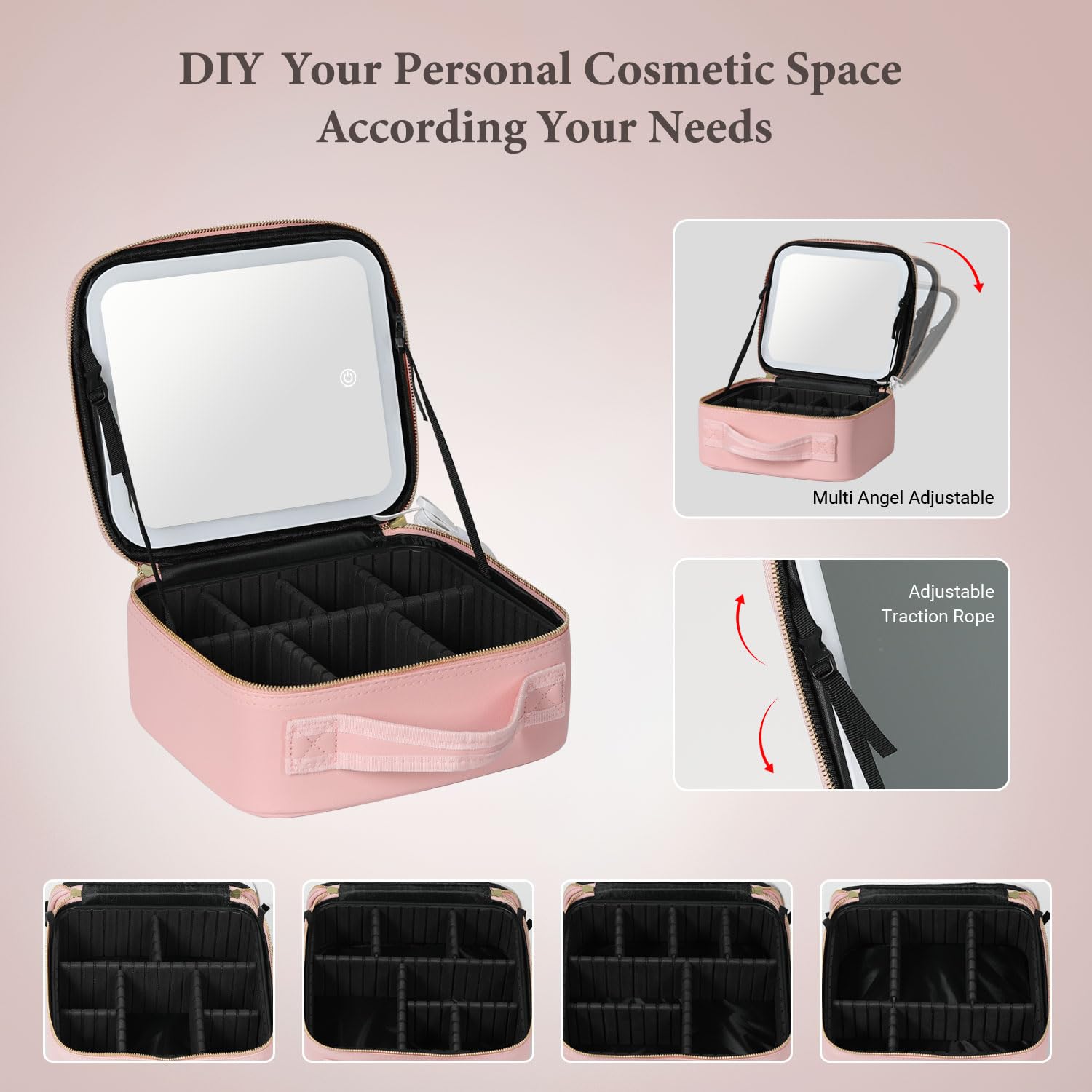 Behaesty side-view shows waterproof PU leather and durable construction