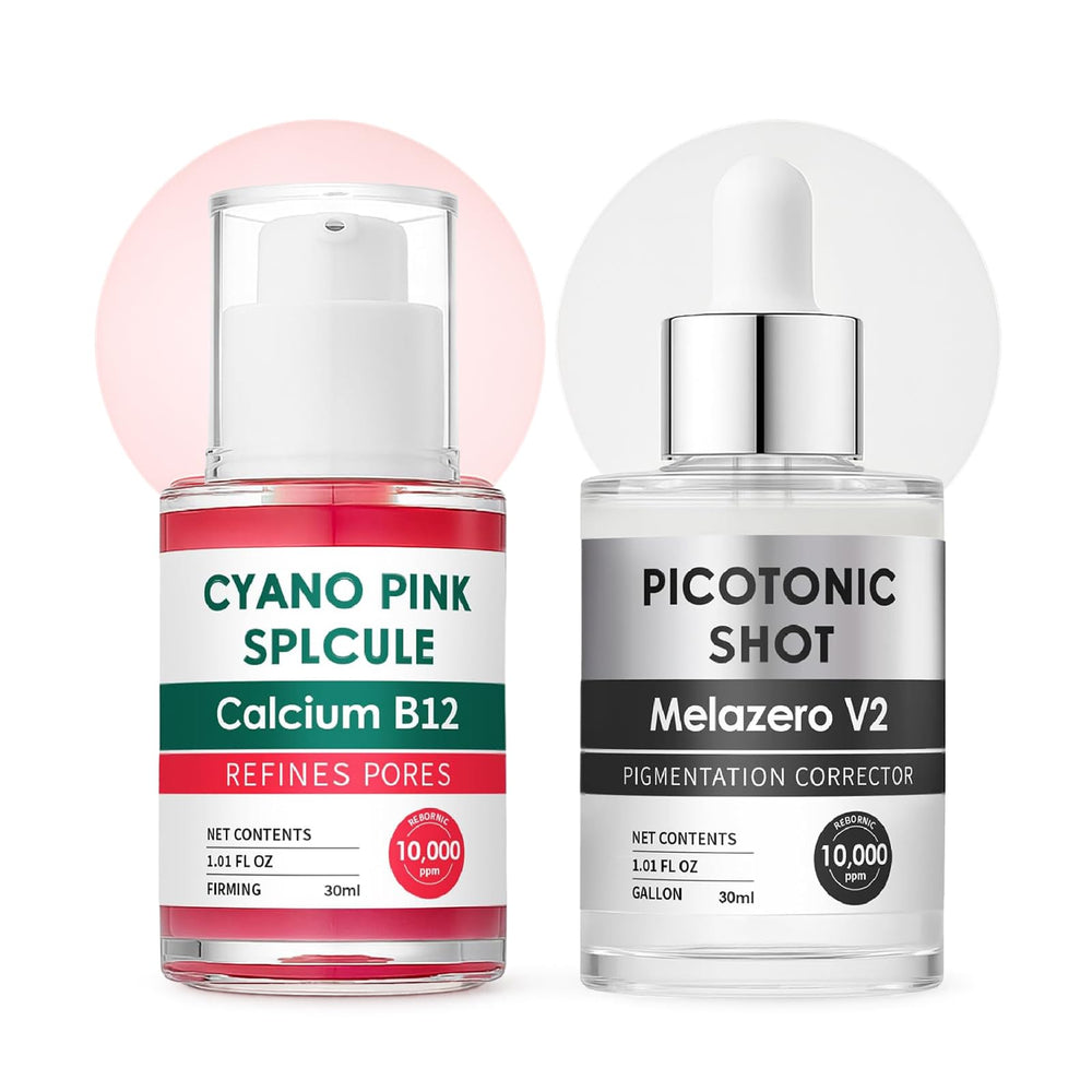 BeiBreeze Cyano Pink serum bottle highlights glow-boosting formula.
