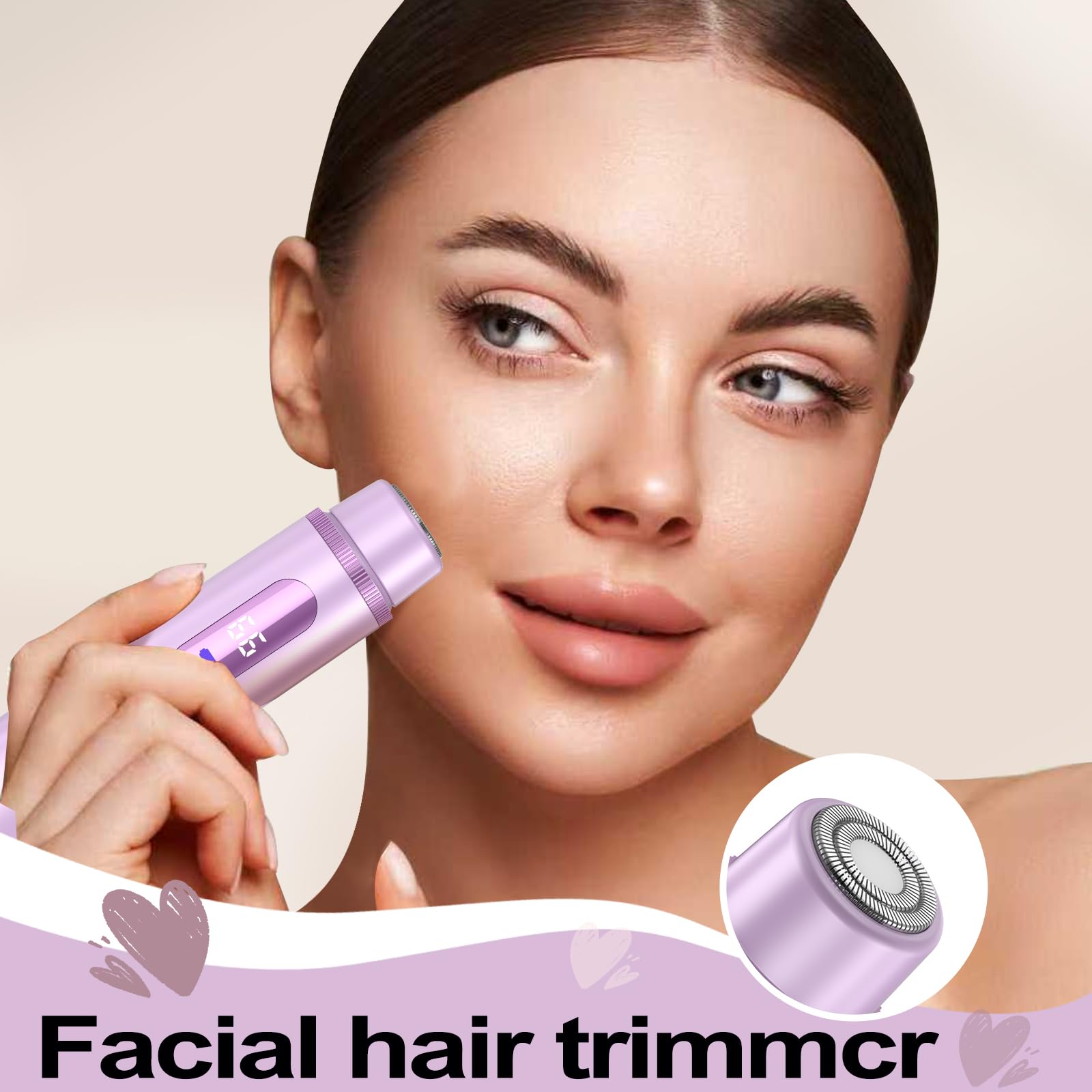 BEIDUONA Bikini Trimmer compact-travel-design demonstrates portable device for on-the-go grooming.