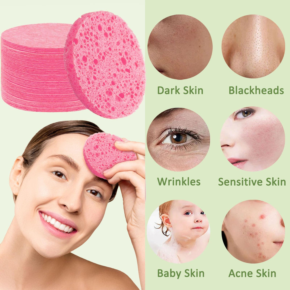 Beieverluck deep-cleaning sponge pores lift dirt and makeup during cleansing.