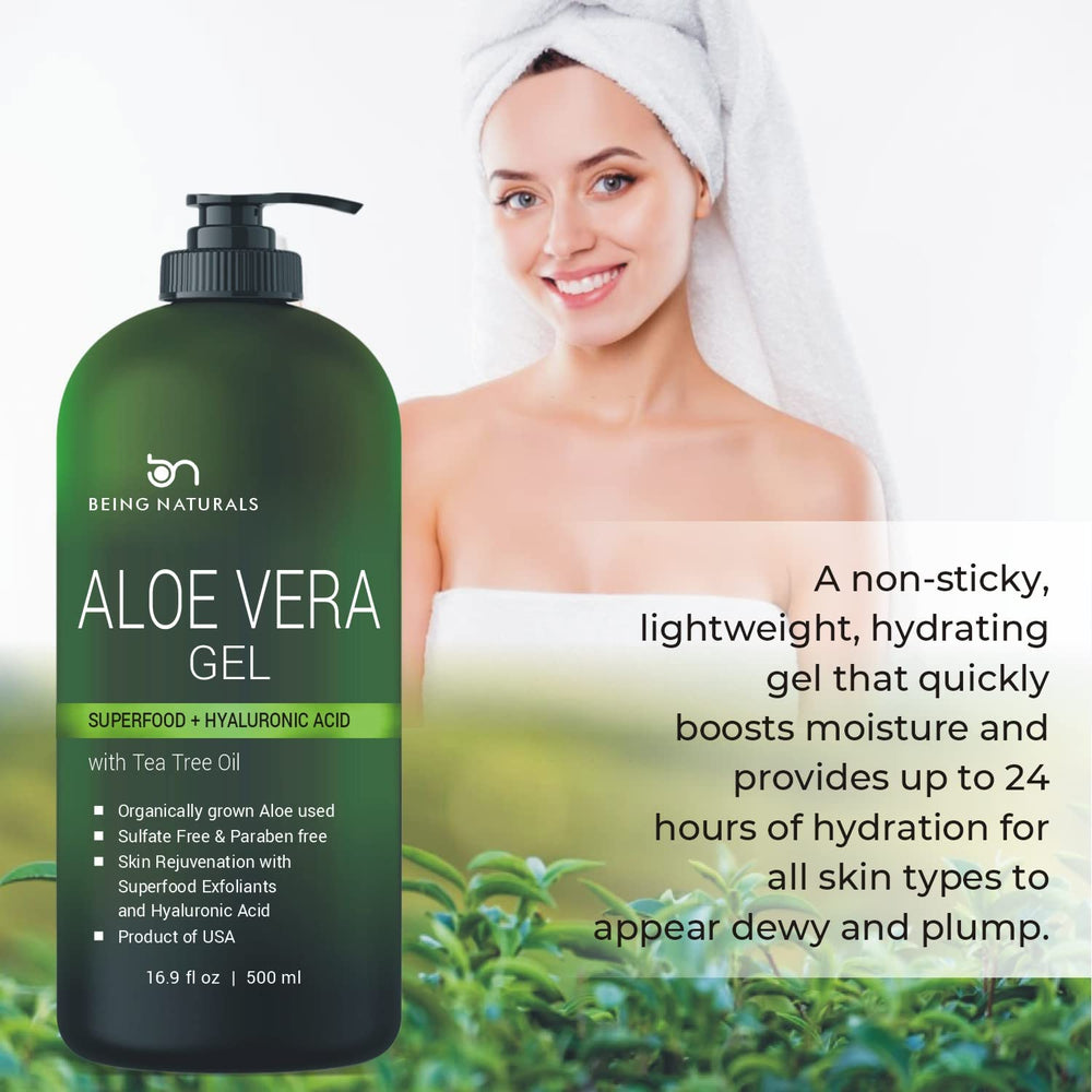 Being Naturals Aloe Gel for body and hair care