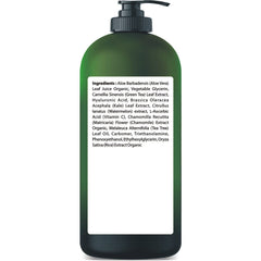 Being Naturals Aloe Gel organic leaves closeup emphasizes freshness