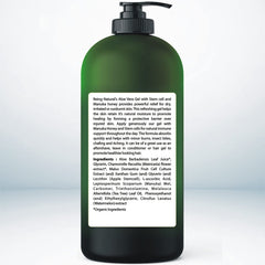 Being Naturals Aloe Vera Gel organic leaf closeup highlights pure aloe.