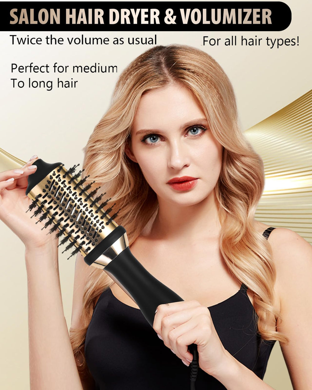 BEITMISS multiple heat settings tailor styling to hair type and preference.
