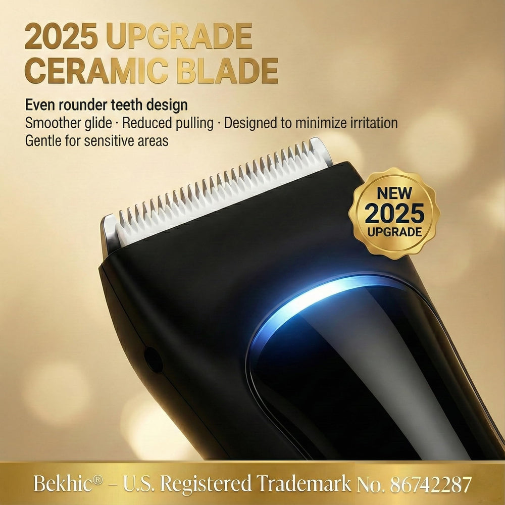 Bekhic IPX7 waterproof design ideal for wet or dry grooming sessions.