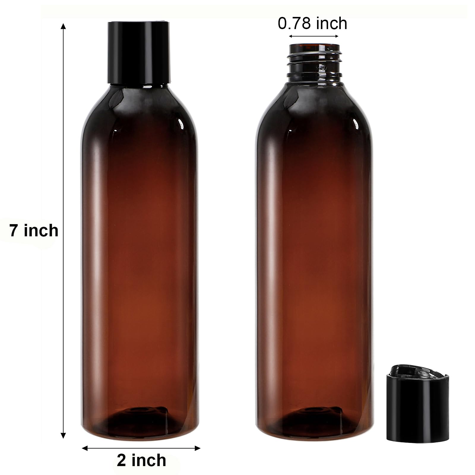 Bekith 16-pack bottles arranged for travel and household use.
